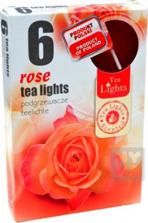 detail Admit tea light 6ks Rose