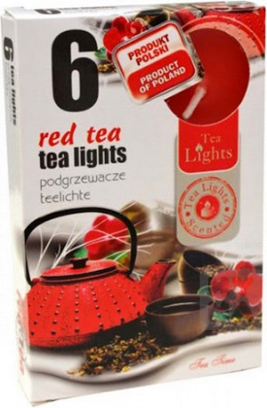 detail Admit tea light 6ks Red Tea