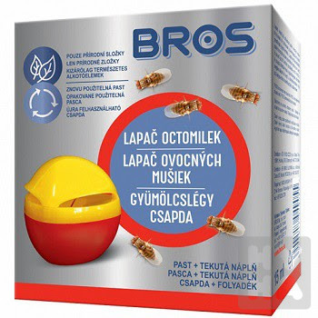 Bros lapač octomilek past a tekutá nápln