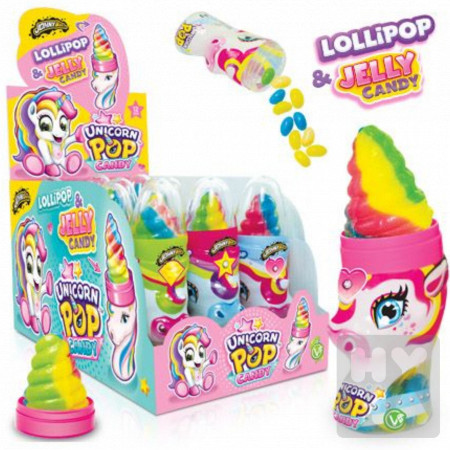 detail JB unicorn pop a jelly candy 50g/12ks