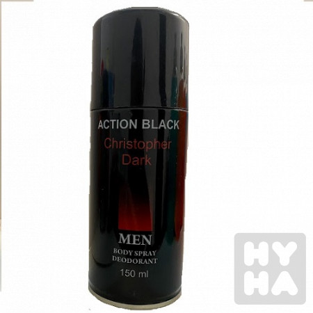 detail Action black deodorant 150ml