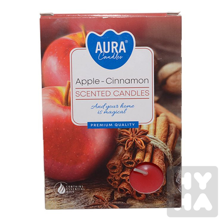Bispol Aura čajové svíčky 6ks Apple cinnamon