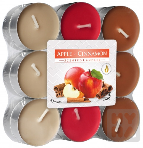 Bispol Aura čajové svíčky 18ks Apple cinnamon