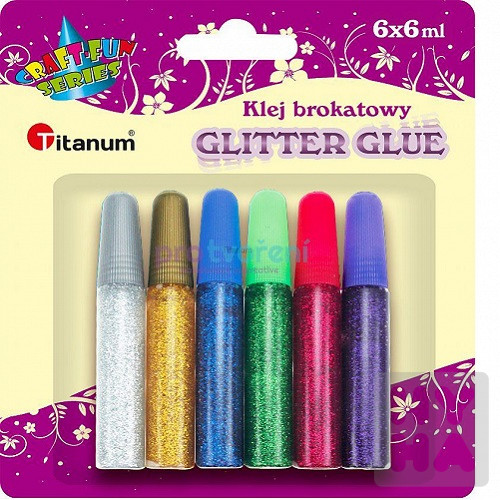 Titanum glitter glue 6ks