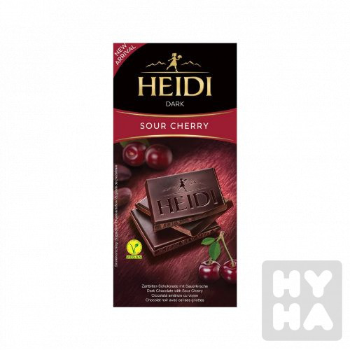 Heidi dark 80g Sour cherry