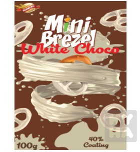 Mini Brezel White Choco 100g