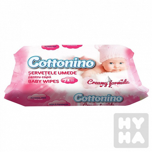 Cottonino baby wipes 72ks