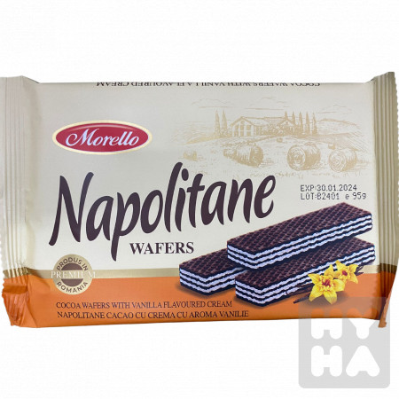 detail Morello Napolitane wafers 90g Vanilla