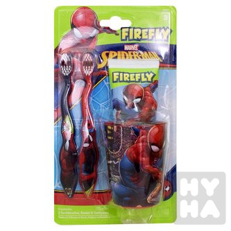 Spiderman dětský set 2x zubní kart,pasta,kelimek