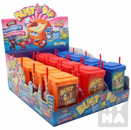 detail Garbage pop with popping candy 50g/12ks