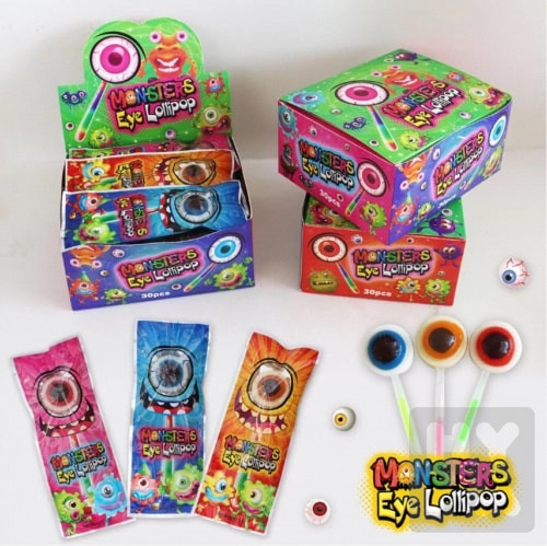 Monsters eye lollipop 10g/30ks