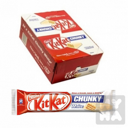 detail Kitkat chunky white 40g/24ks