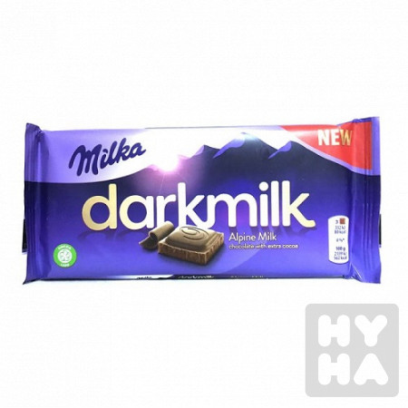 detail Milka 100g Darkmilk