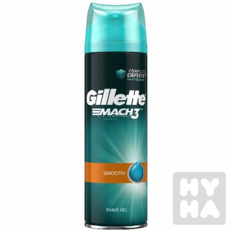 detail Gillette 200ml gel smooth