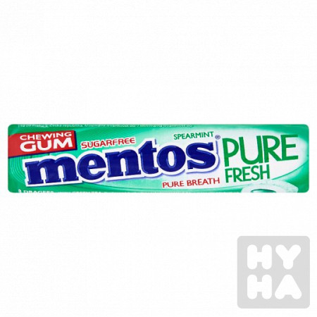 detail Mentos Pure Fresh 15,5g Spearmint/24ks