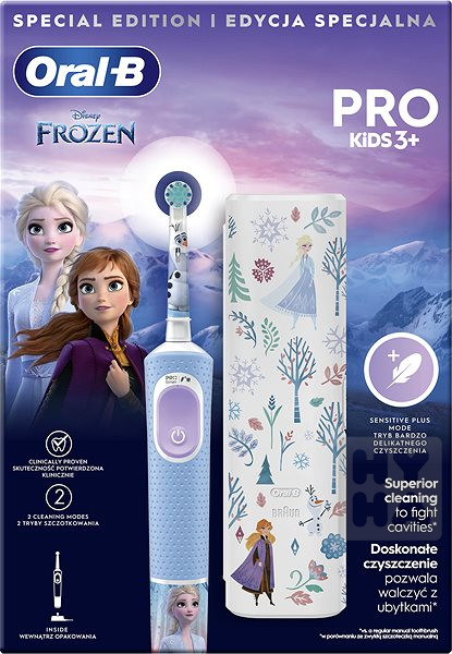 Oral B kazety el.ZK vitality kids Frozen + pouzdro