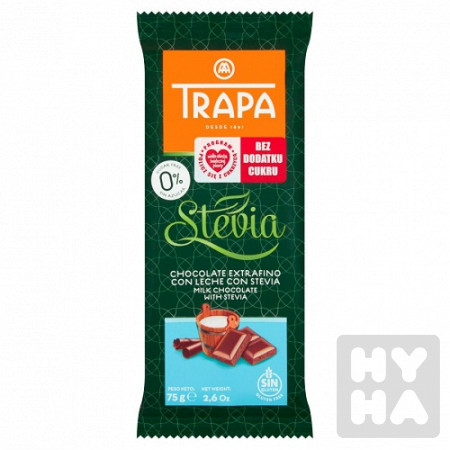 detail Stevia 75g chocolate mlecne