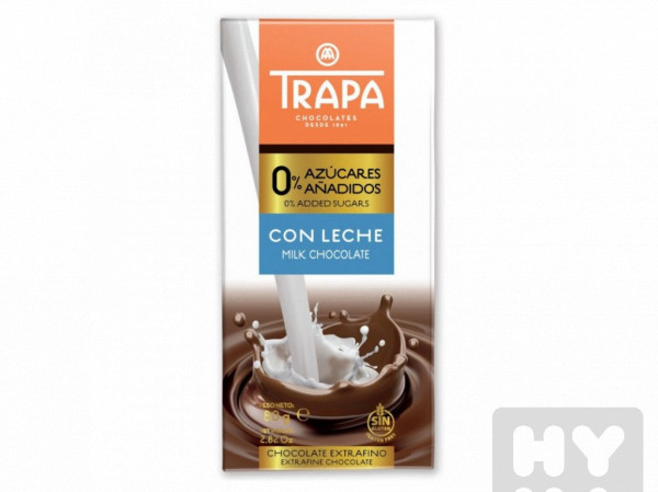 detail Trapa 80g milk chocolate