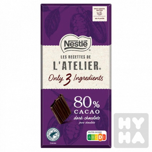 Nestle latelier 100g 80% Cacao