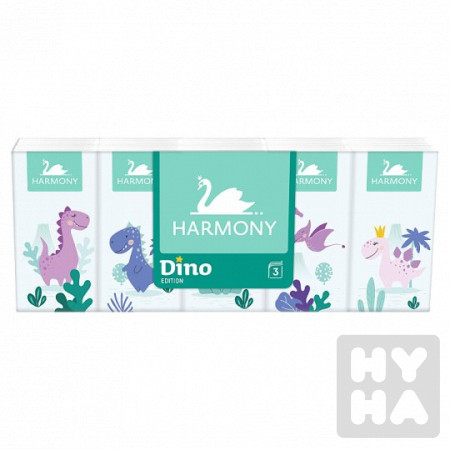 detail Harmony kapesníčky 10x10 3V Dino