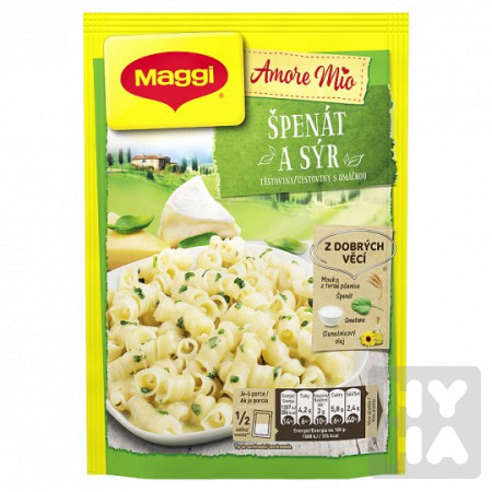 detail Maggi těstoviny špenát a sýr 152g