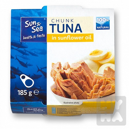 Sunsea Tuna 185g rezy slunec. olej