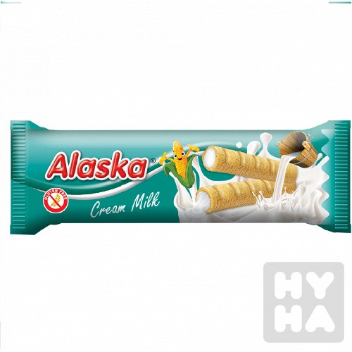Alaska trubičky 18g Mléčné