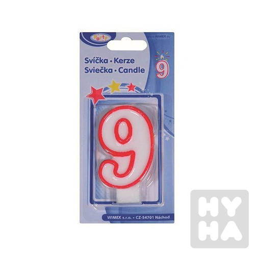 čislová Svíčka/nen sinh nhat 9