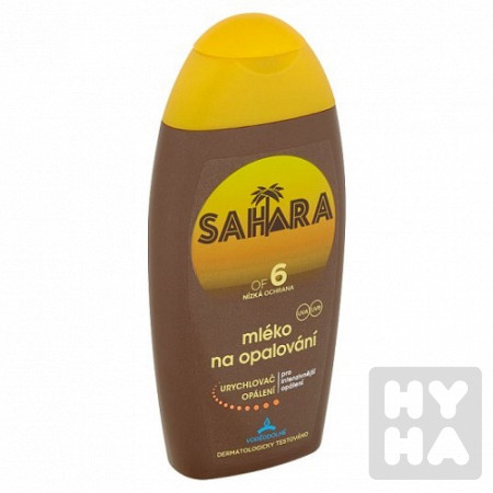 detail Sahara mleko na opalovani OF6 200ml