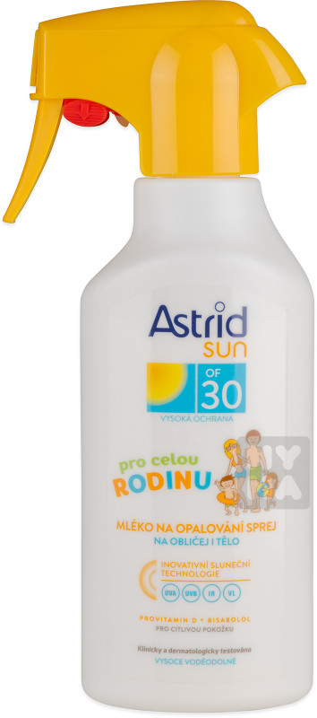 Astrid sun Rodinná 270ml 30SPF
