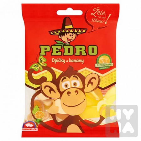 detail Pedro Želé 80g Opičky a Banány