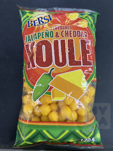 Bersi snack 120g jalapeno cheddar koule