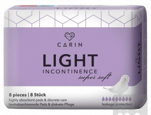 carin light incontinence 8ks