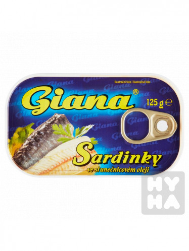 Giana Sardinky 125g ve slunečnicovém oleji