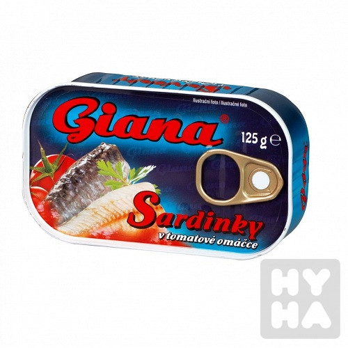 Giana Sardinky 125g v raj. omačce