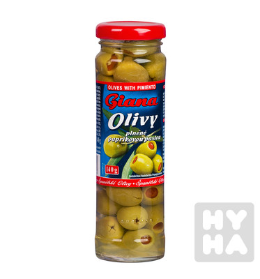Giana olivy sklo 140g plněné mandlí