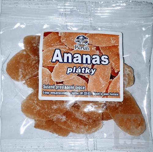 Perun 100g Ananas plátky