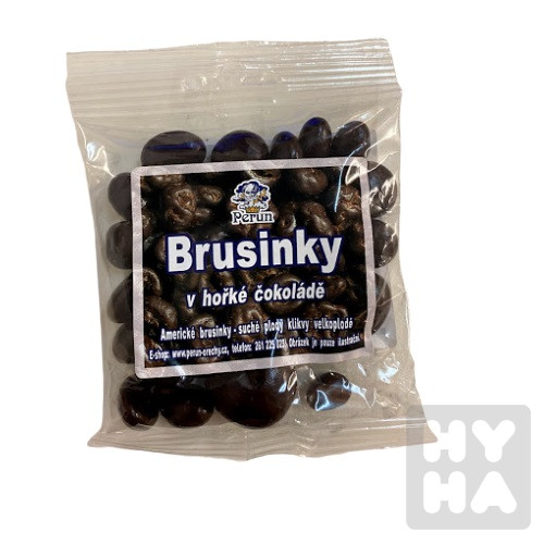 Perun 80g Brusinky v hořké čokoládě