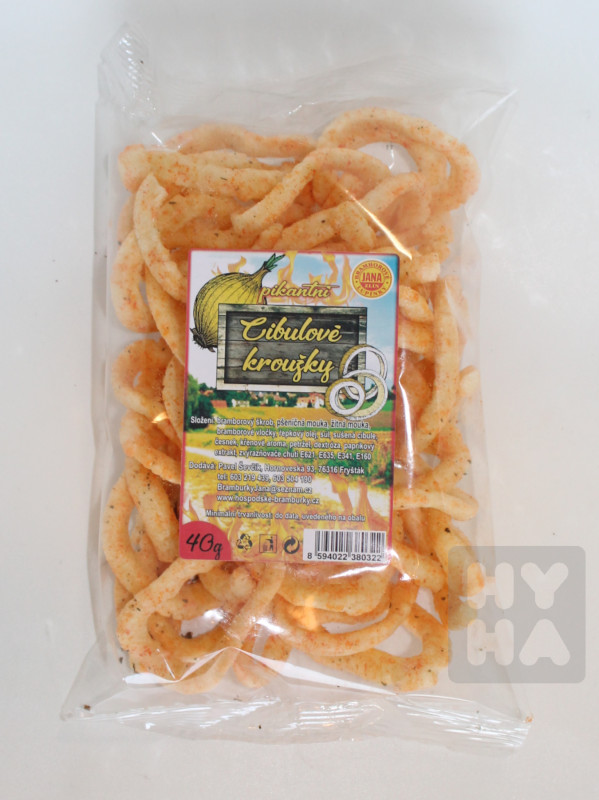 Jana - cibulove krouzky 40G PIKANTNÍ