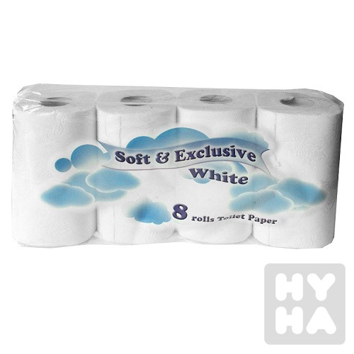 Soft&Exclusive toaletni papir 8rolls 2vr