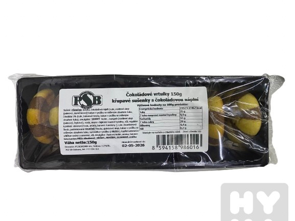 PSB čokoládové vrtulky 150g