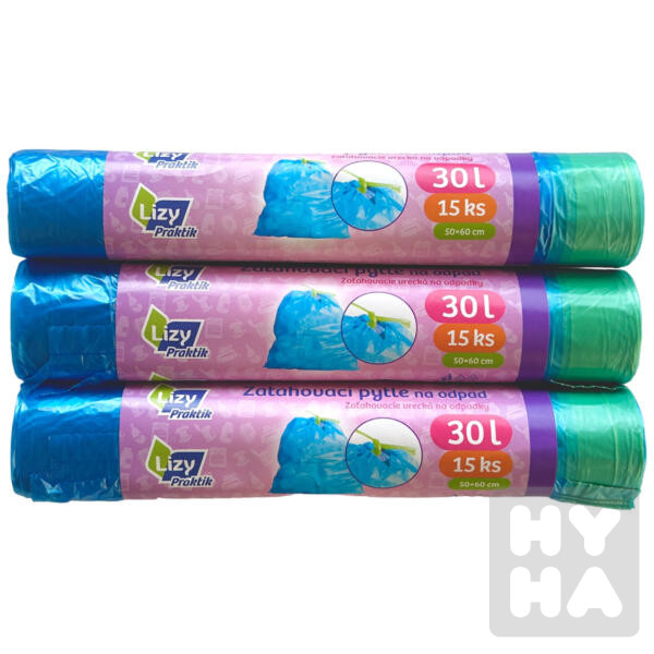 Lizy pytle na odpad 30l 15 zatahovací