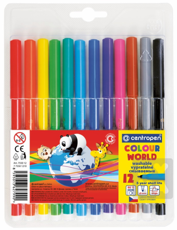 Centropen popisovač 7550/10 Ergo stopa 2mm