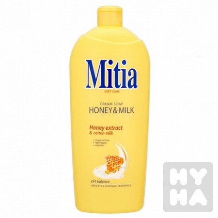 detail Mitia mýdlo 1l Honey & Milk