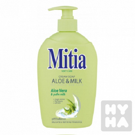 detail Mitia tekuté mýdlo 500ml Aloe & Milk