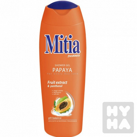 detail Mitia sprchový gel 400ml Papaya