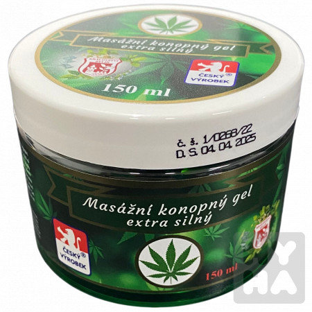 detail Konopný gel cannabis 150ml extra silný