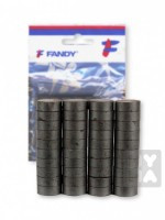 Fandy magnety 20mm/30ks černé