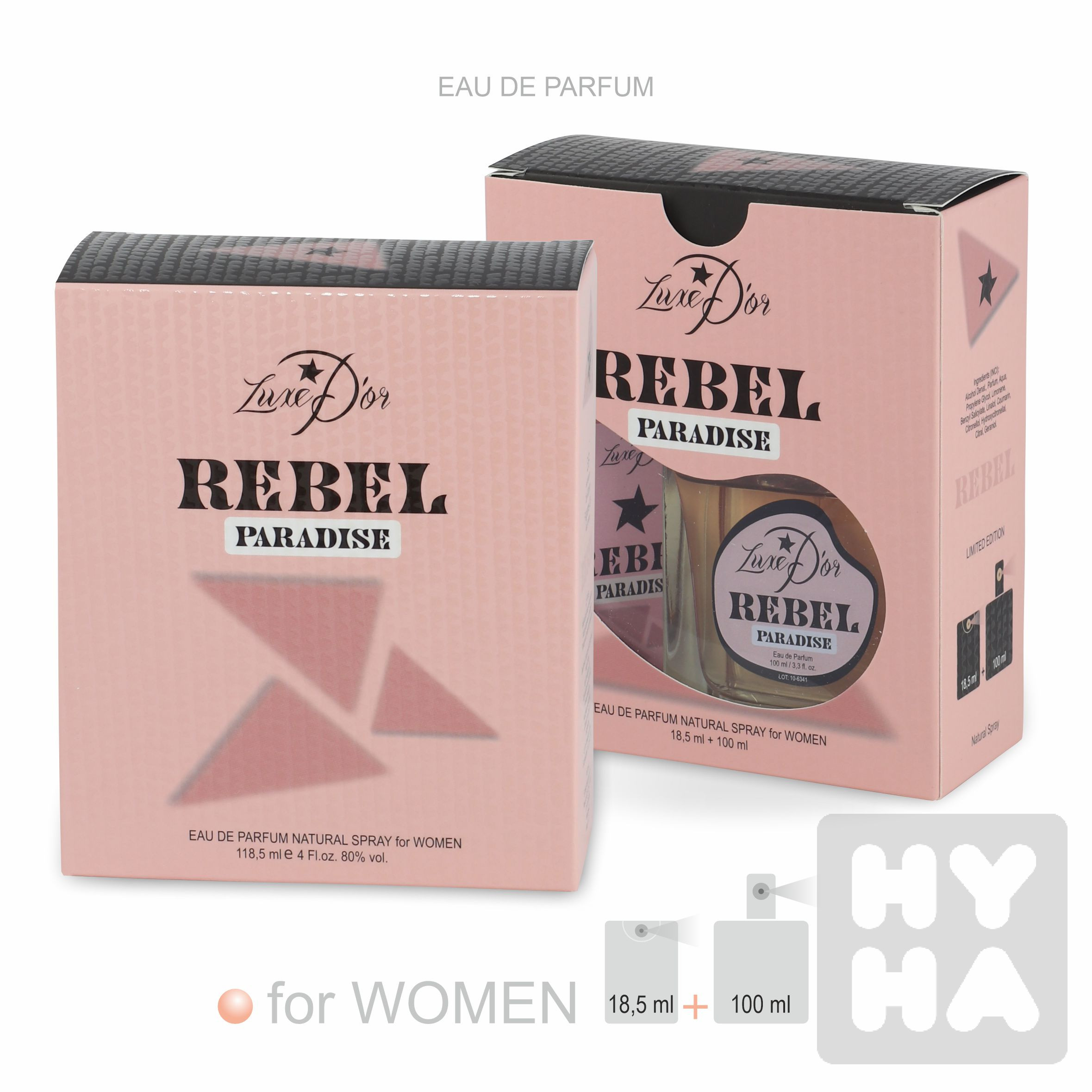 Luxe Dor EDT 100+18,5ml Rebel Paradise HYHA