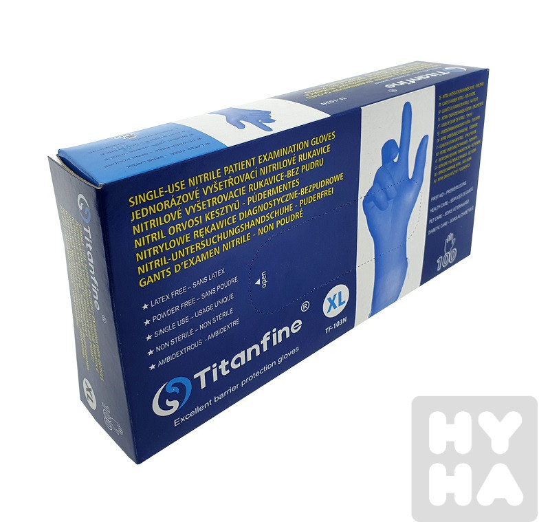 TF102 Nitrile Examination gloves XL 100ks